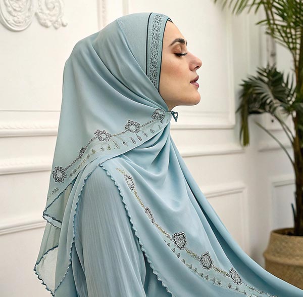 silk hijab